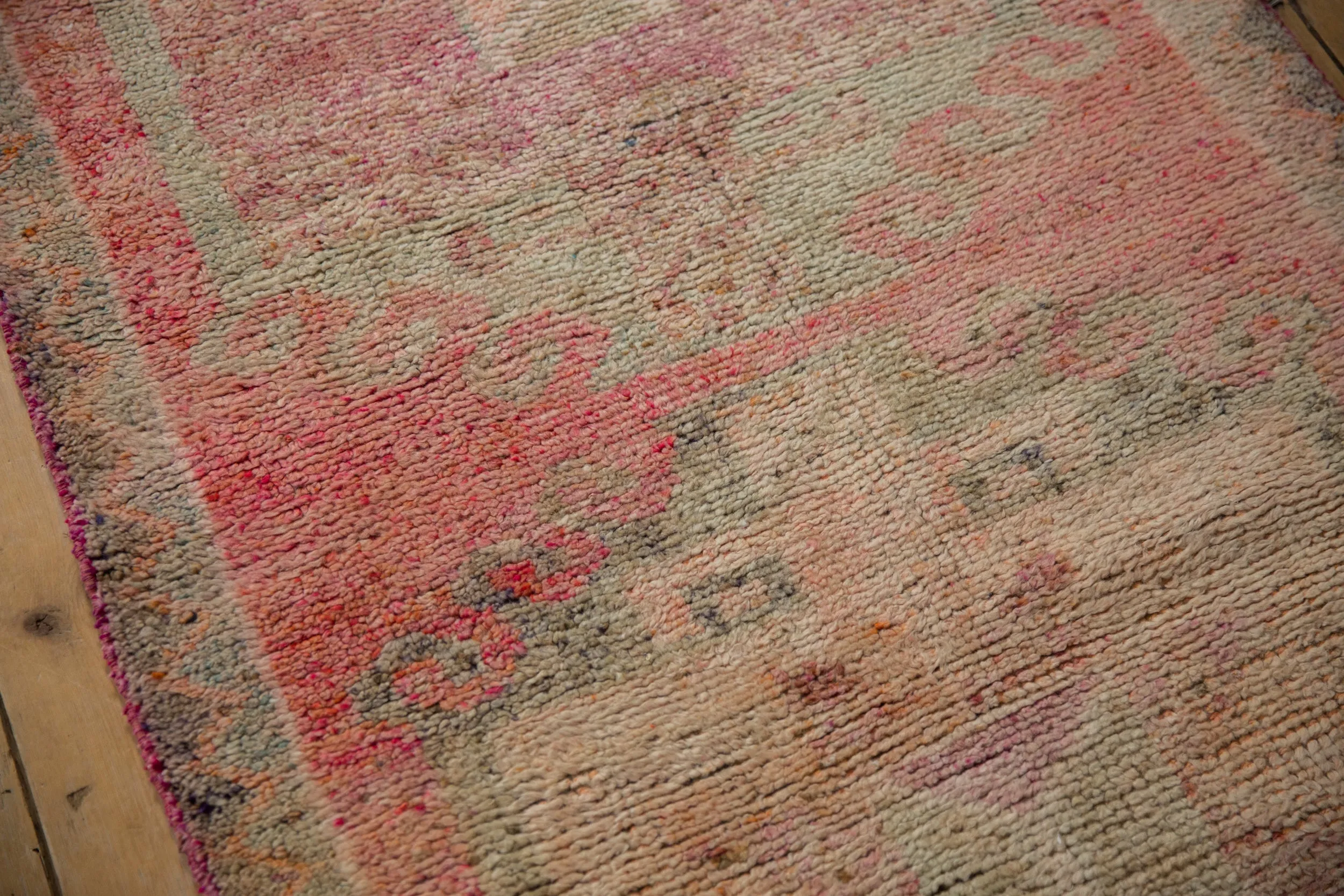 3.5x10.5 Vintage Distressed Kurd Rug Runner