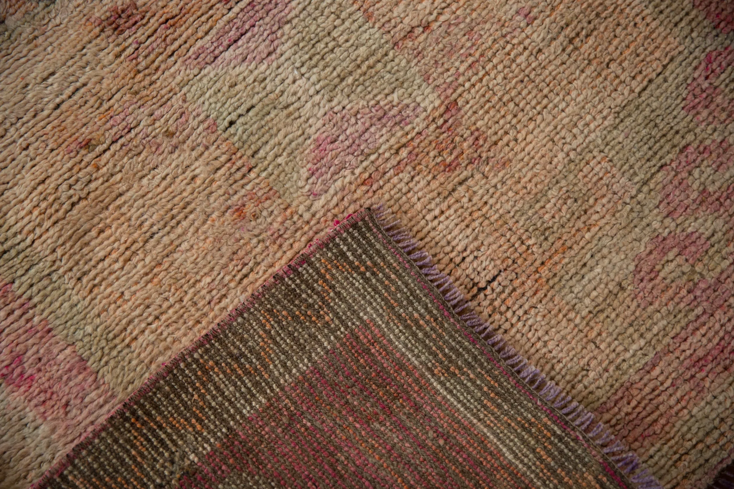 3.5x10.5 Vintage Distressed Kurd Rug Runner