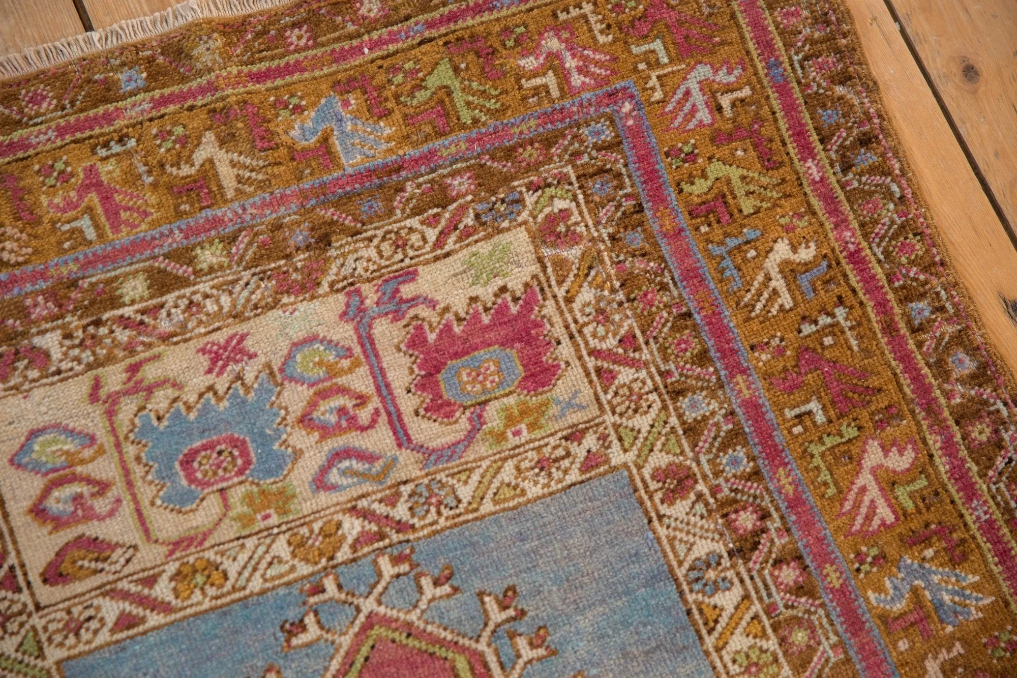 3.5x6 Vintage Distressed Oushak Rug