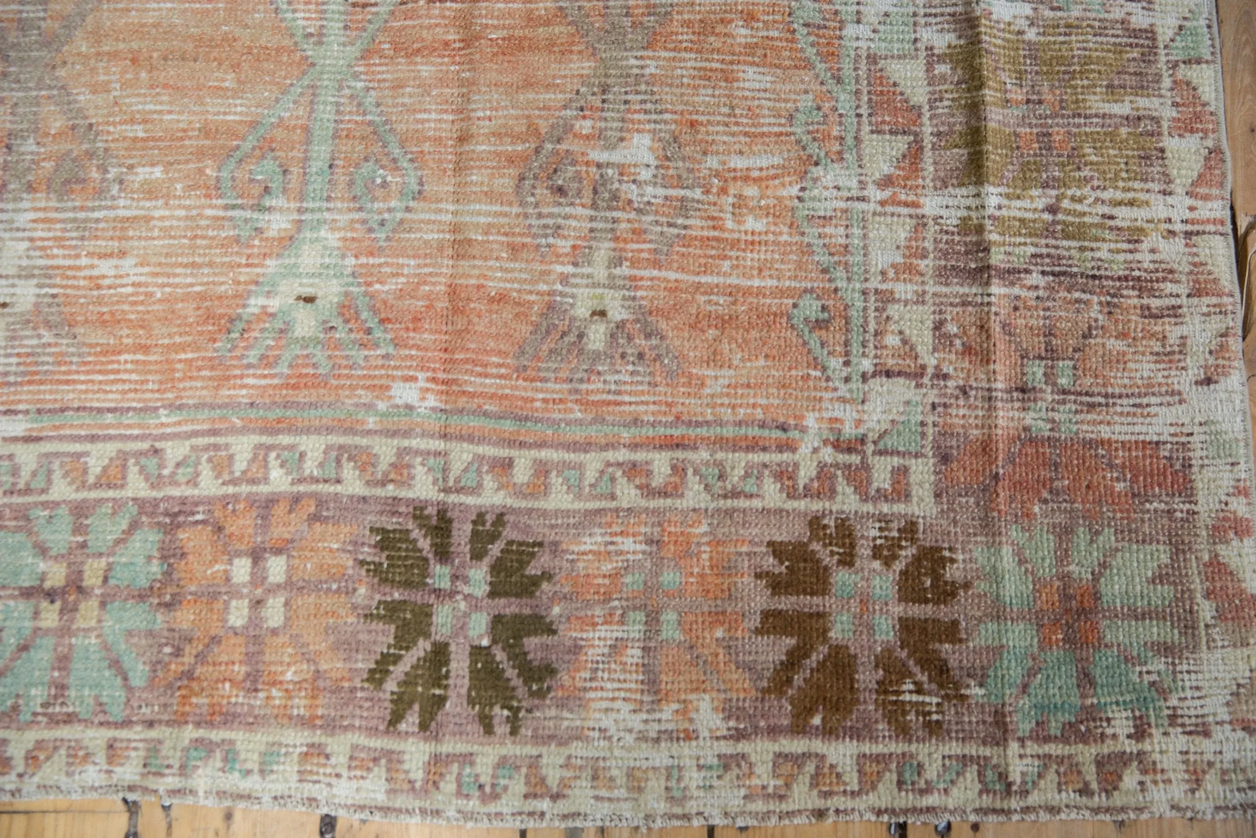 5x11.5 Vintage Distressed Oushak Rug Runner
