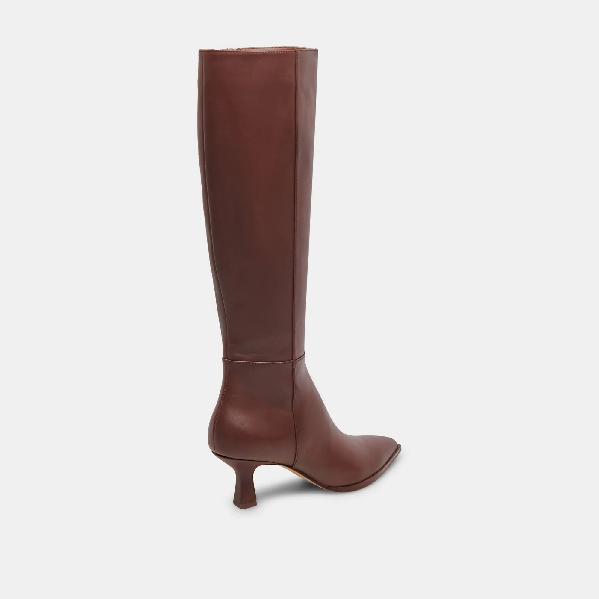 AUGGIE EXTRA WIDE CALF BOOTS CHOCOLATE LEATHER - re:vita