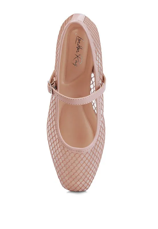 Averona Mesh Mary Jane Flats