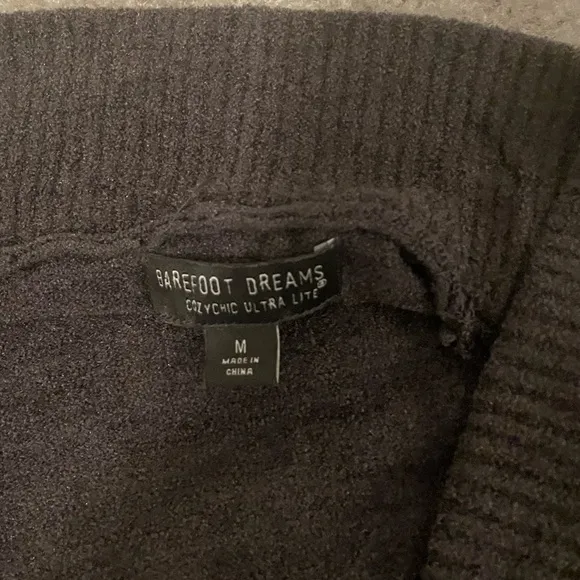 BareFoot Dreams Grey Charcoal Robe