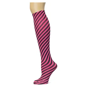 Bias Stripe Adult Knee Highs