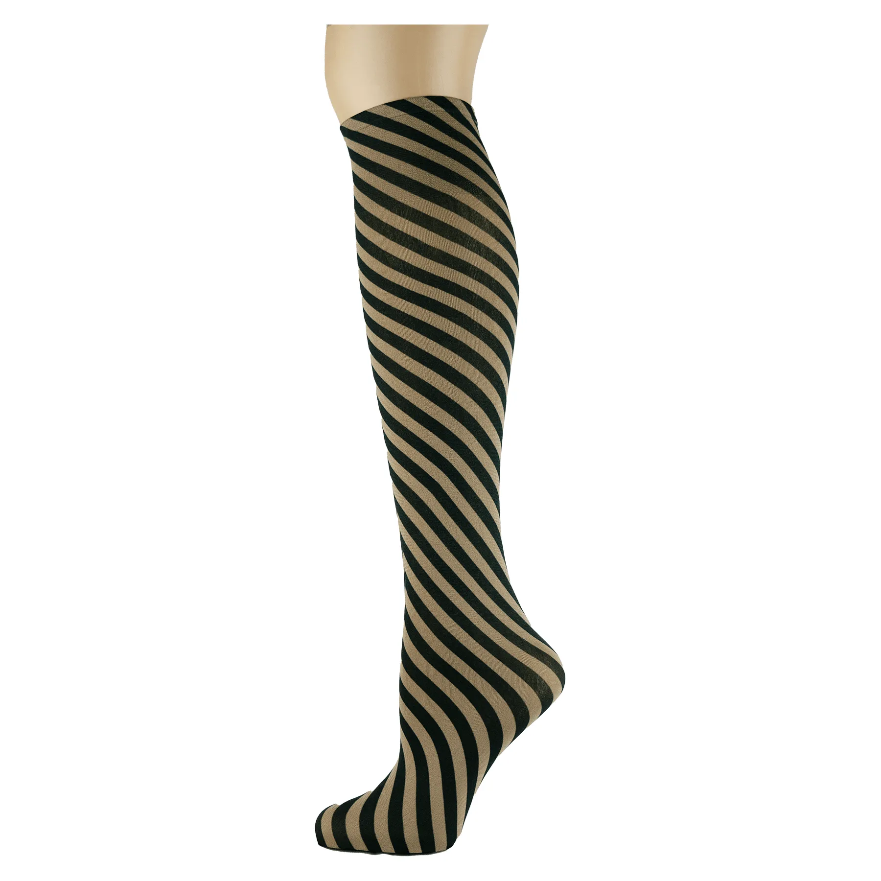 Bias Stripe Adult Knee Highs
