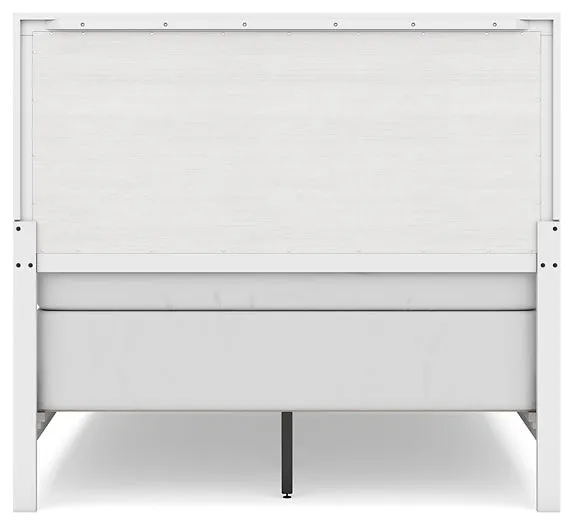 Binterglen Full Panel Bed with Mirrored Dresser and Chest