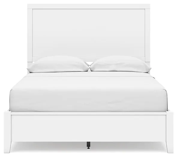 Binterglen Full Panel Bed with Mirrored Dresser and Chest