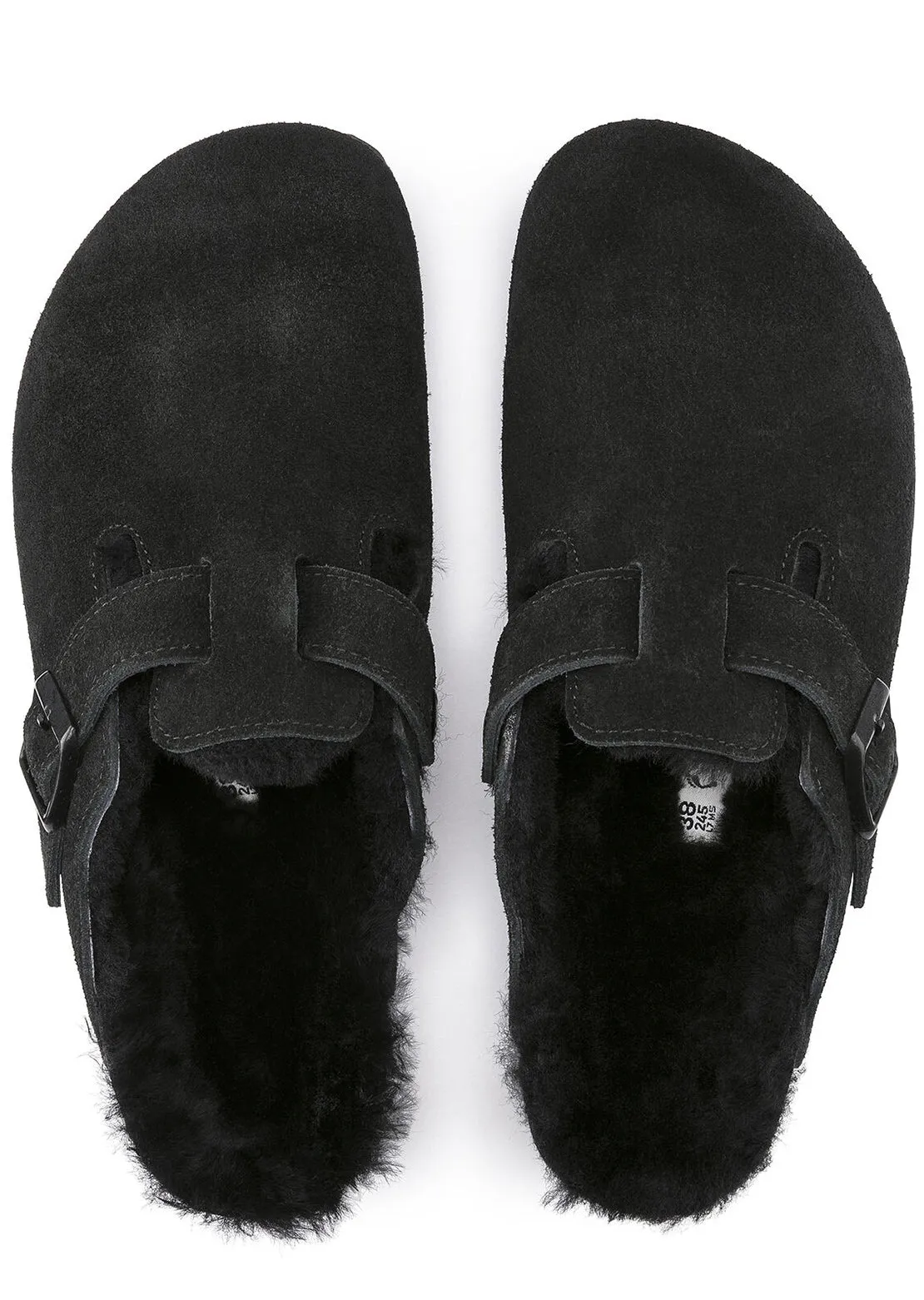 Birkenstock Unisex Boston Shearling Suede Sandals