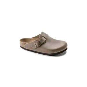 Birkenstock Womens Beige Boston Oiled Leather Sandal - 960813