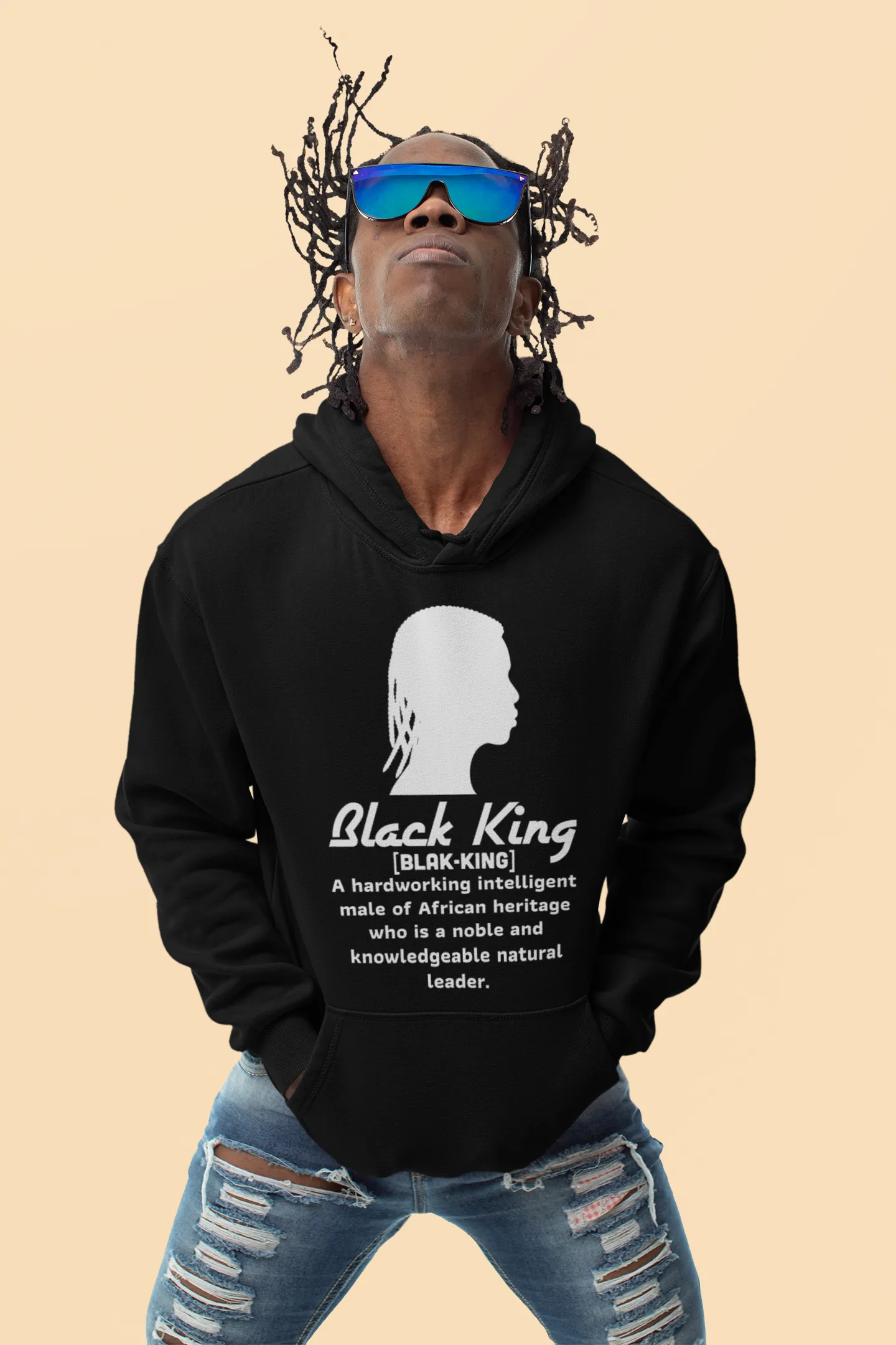 Black King hoodie