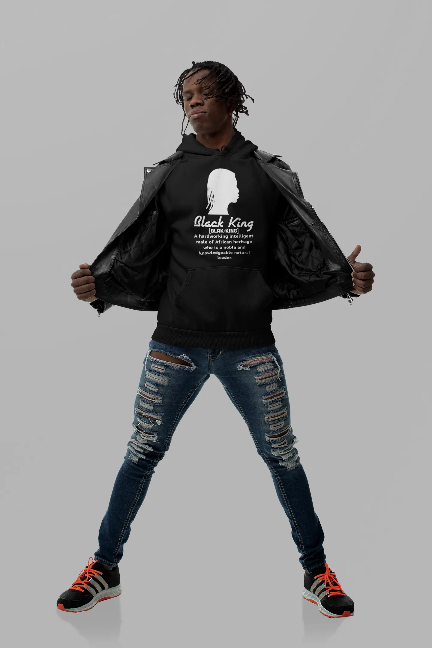 Black King hoodie