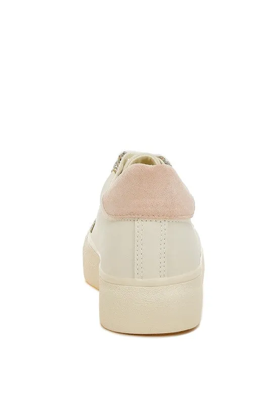 Bomber Metallic Star Glitter Sneakers