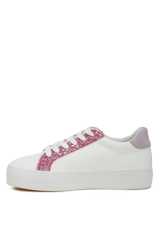 Bomber Metallic Star Glitter Sneakers