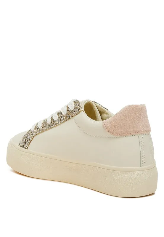 Bomber Metallic Star Glitter Sneakers