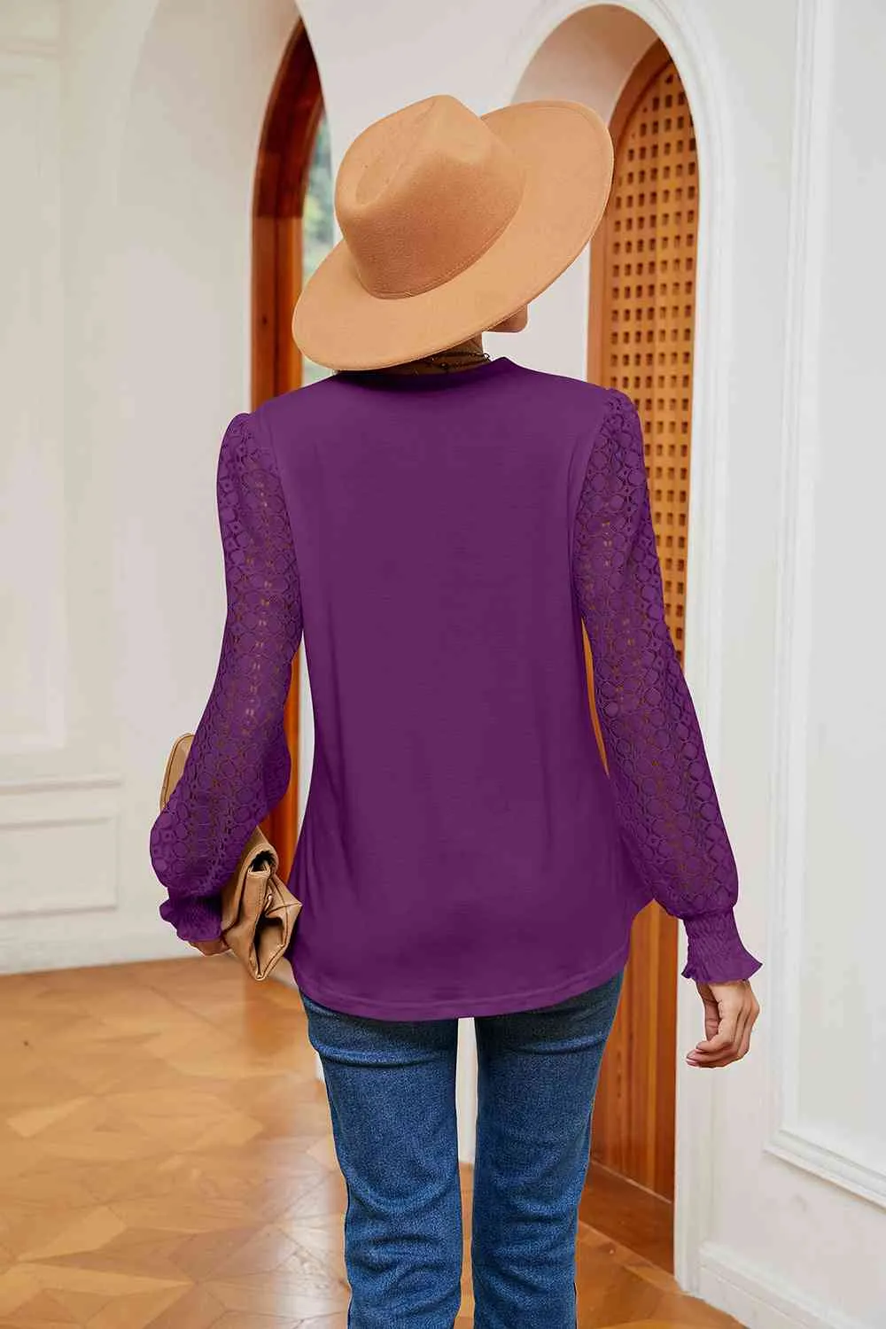 Breezy and Beautiful Blouse- 6 Colors (White, Peach, Black, Teal, Azure, Pink)