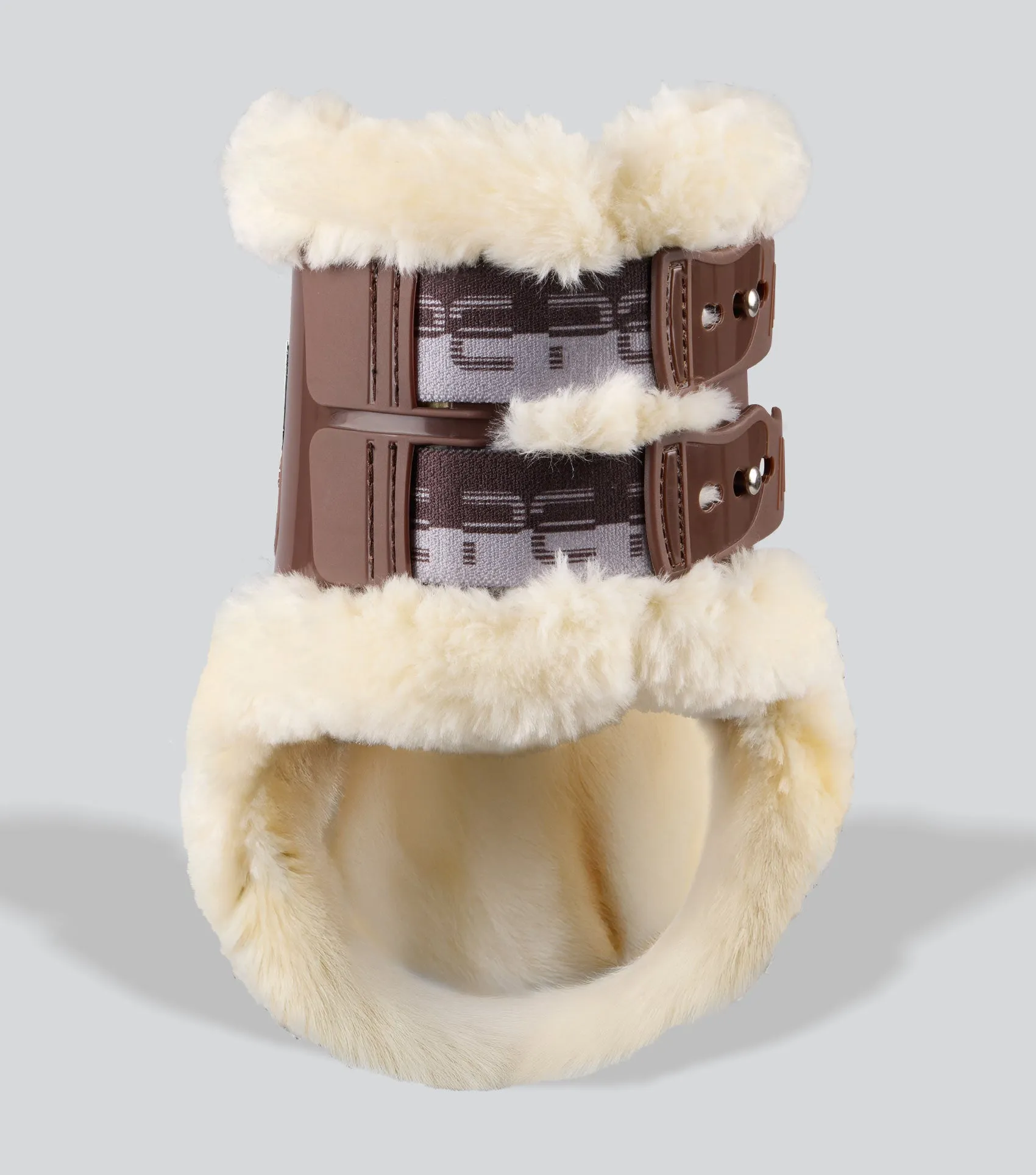Carbon Pro Techno Wool Fetlock Boots Brown