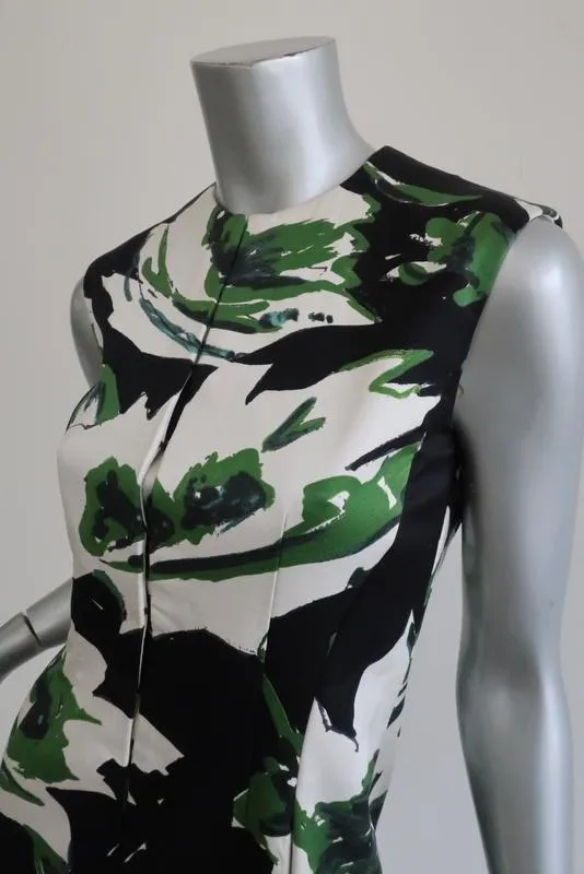 Christian Dior Multi Color Floral Silk Long Vest Sz US4