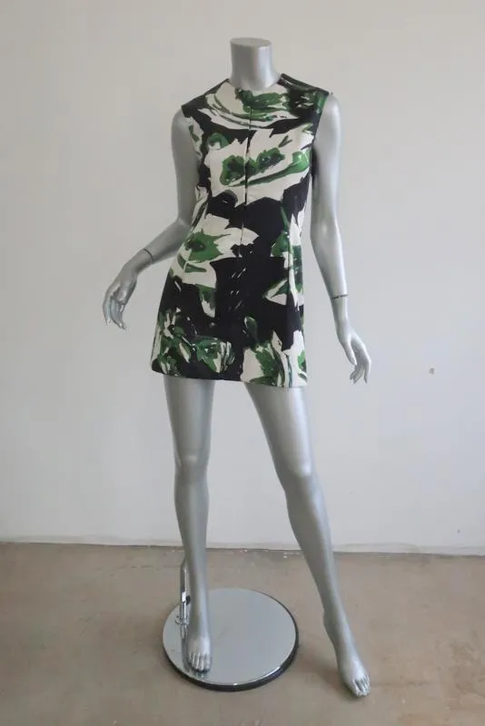 Christian Dior Multi Color Floral Silk Long Vest Sz US4
