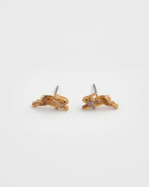 Cozy Bunny Stud Earrings