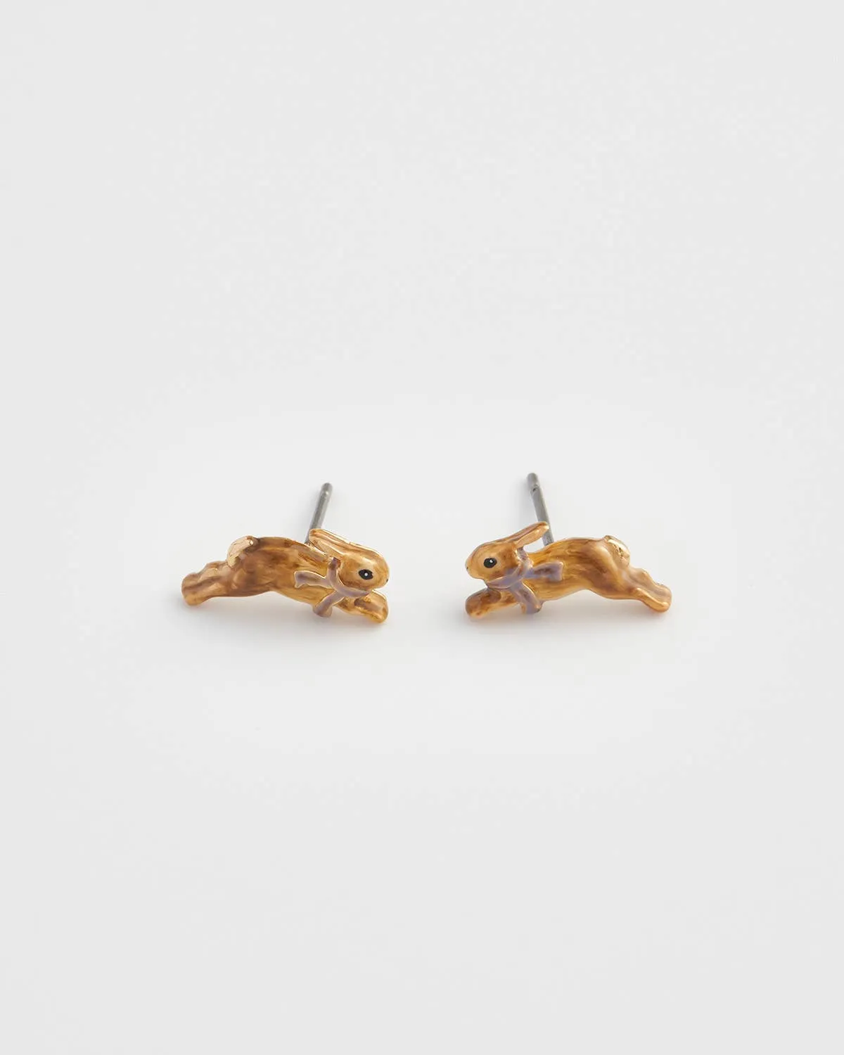 Cozy Bunny Stud Earrings