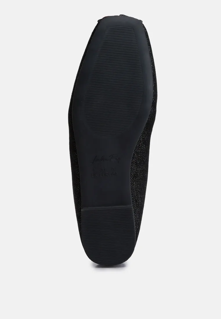 Criss Cross Strap Ballet Flats By Ruw