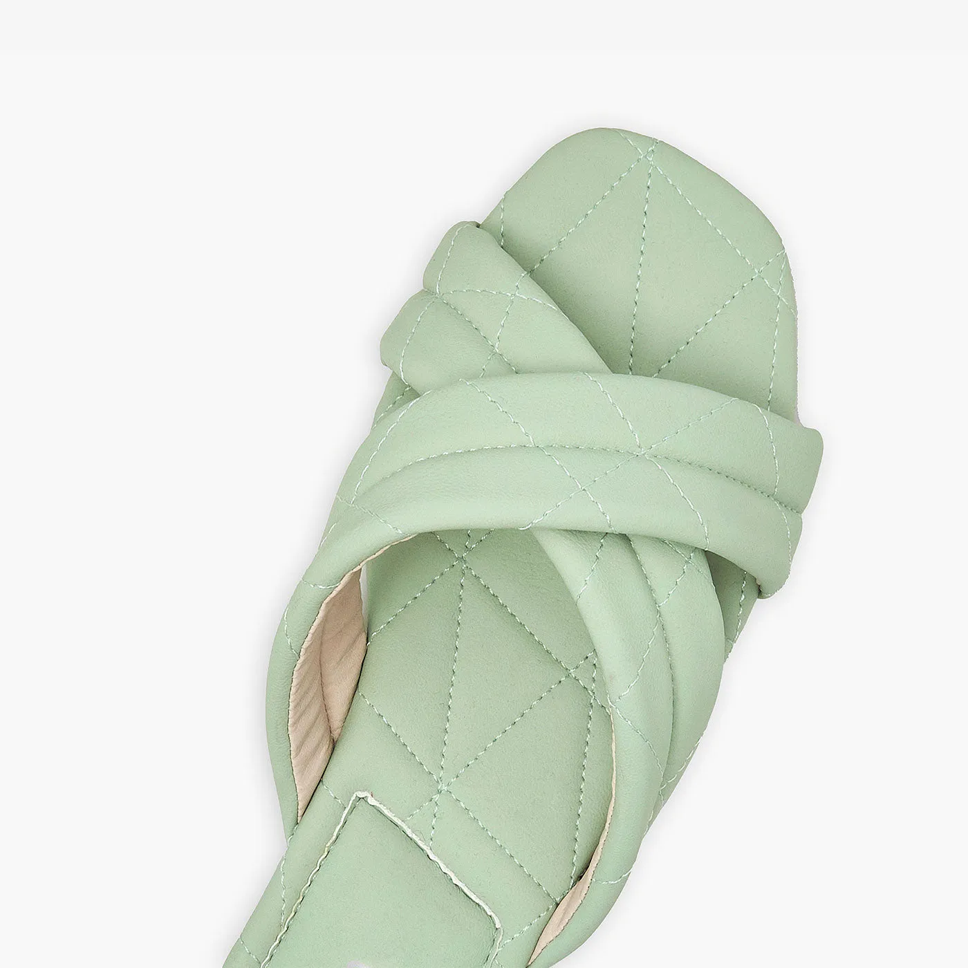 Cross Quilted Chappals