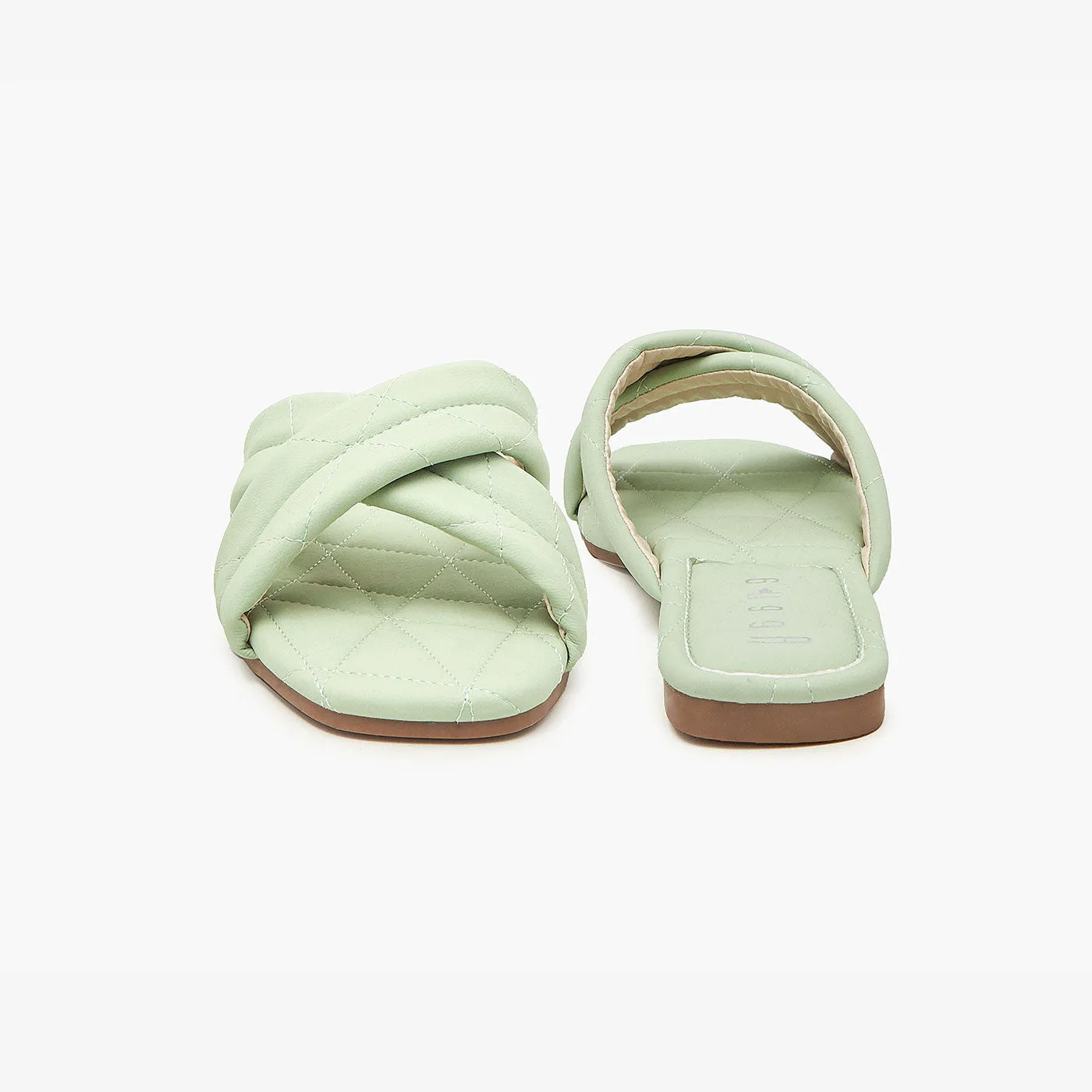 Cross Quilted Chappals