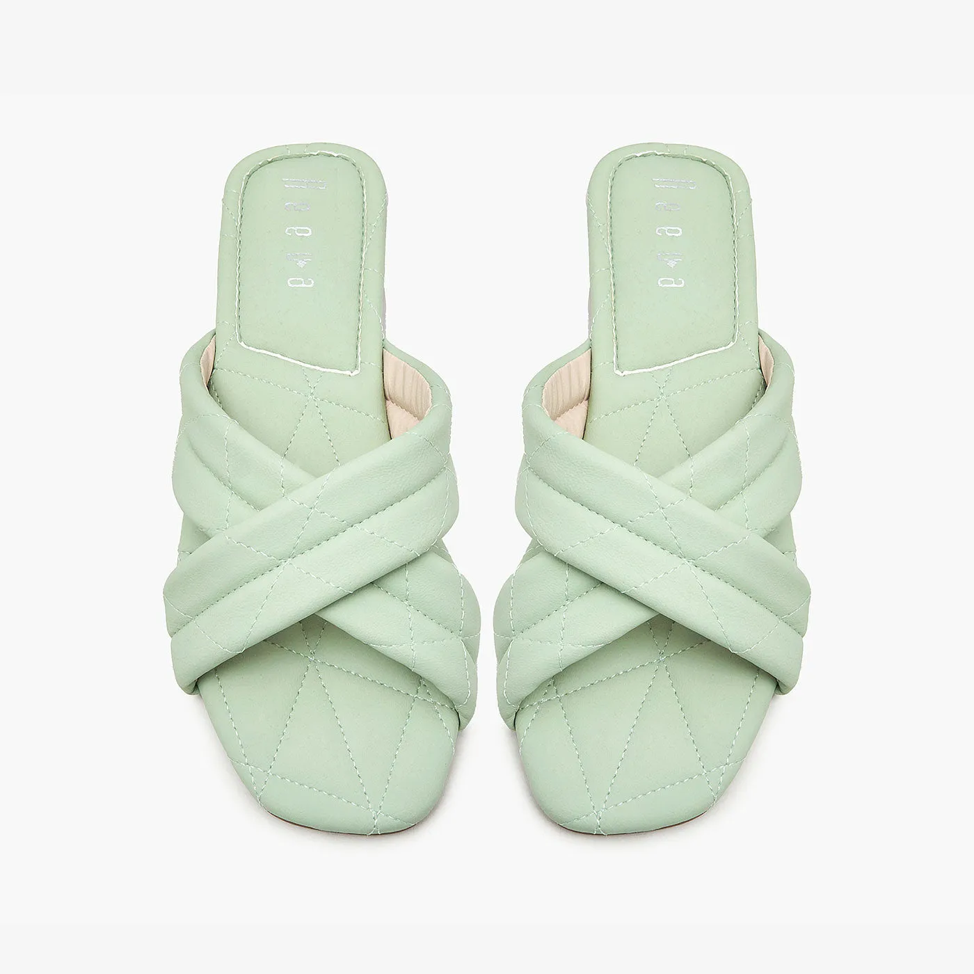Cross Quilted Chappals