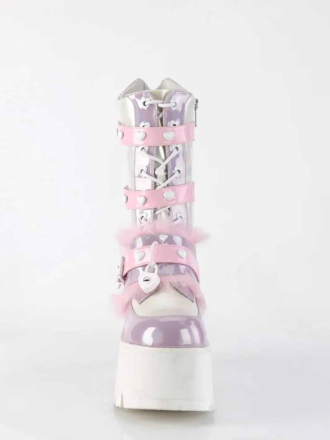 DEMONIA ASHES-120 BOOTS - PINK LAVENDER ✰ PRE ORDER ✰
