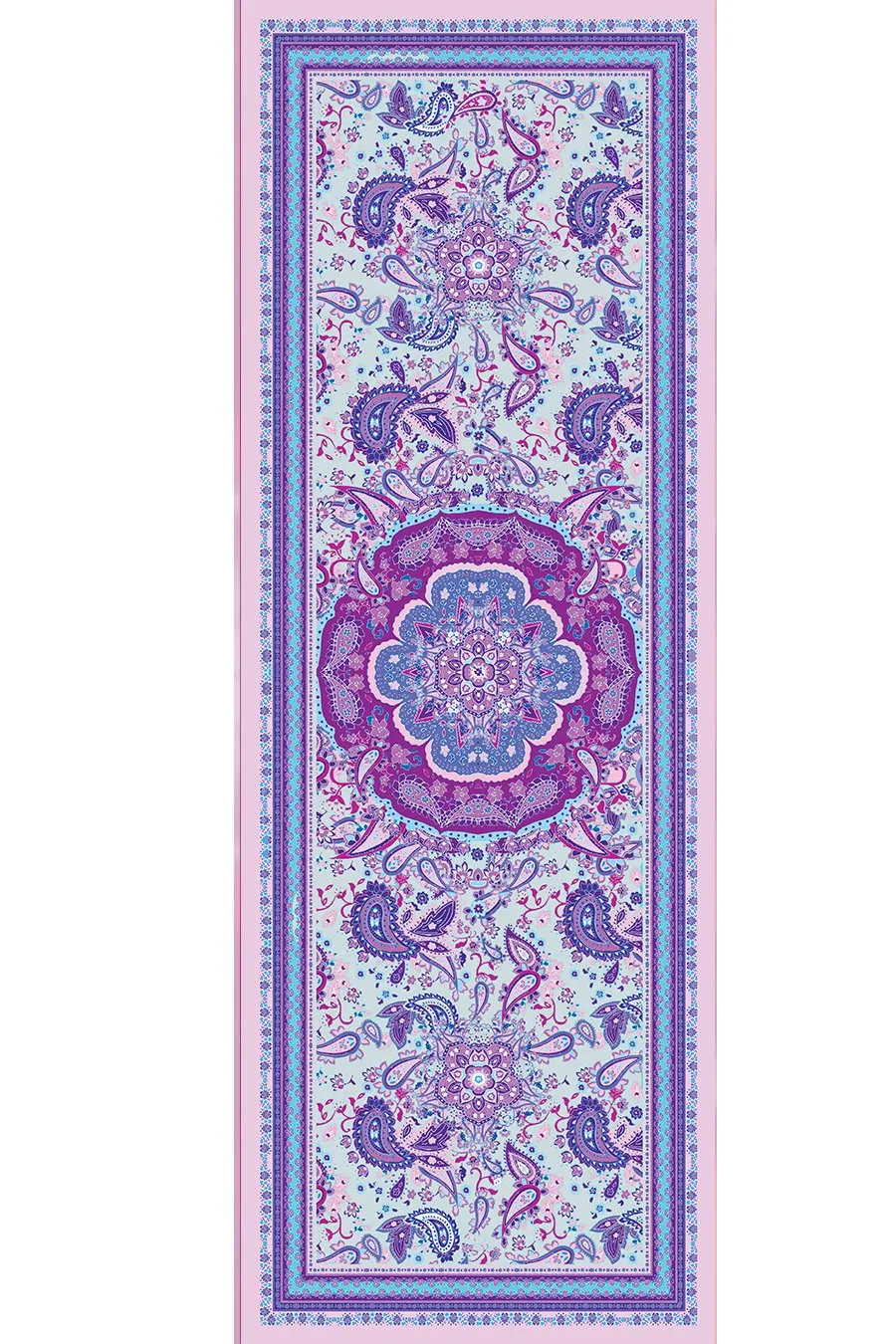 Eco Luxe Magic Carpet Paisley Turquoise