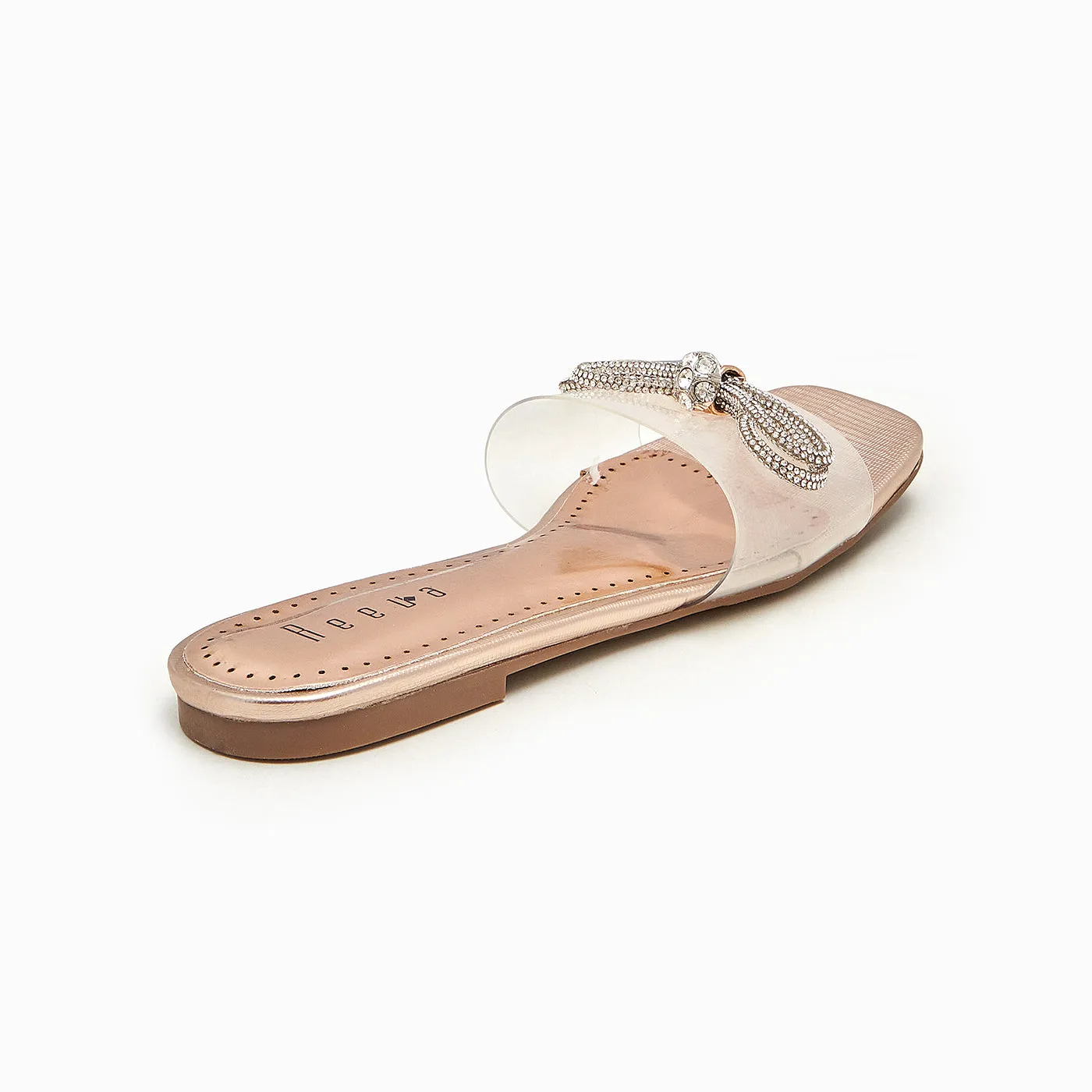 Embellished Clear Flats