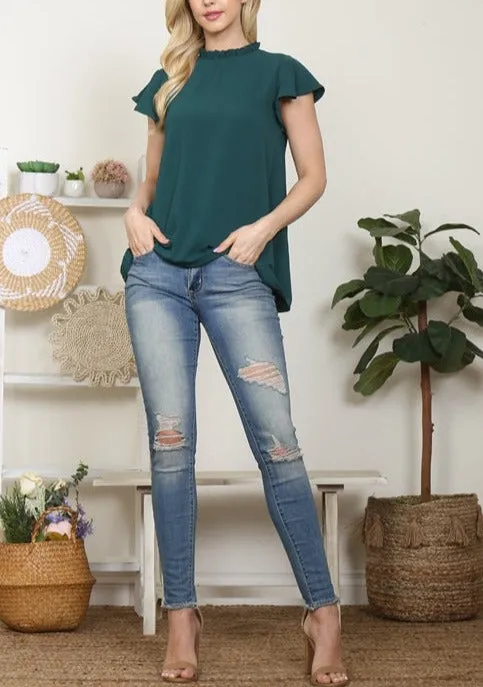 Evergreen Forrest Blouse