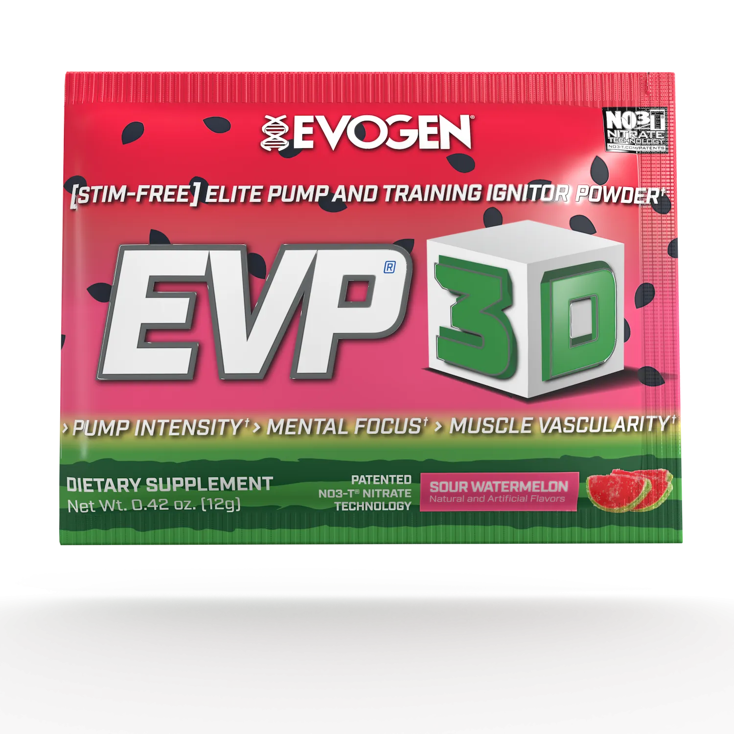EVP-3D Non-Stim Pre-Workout Travel Packets
