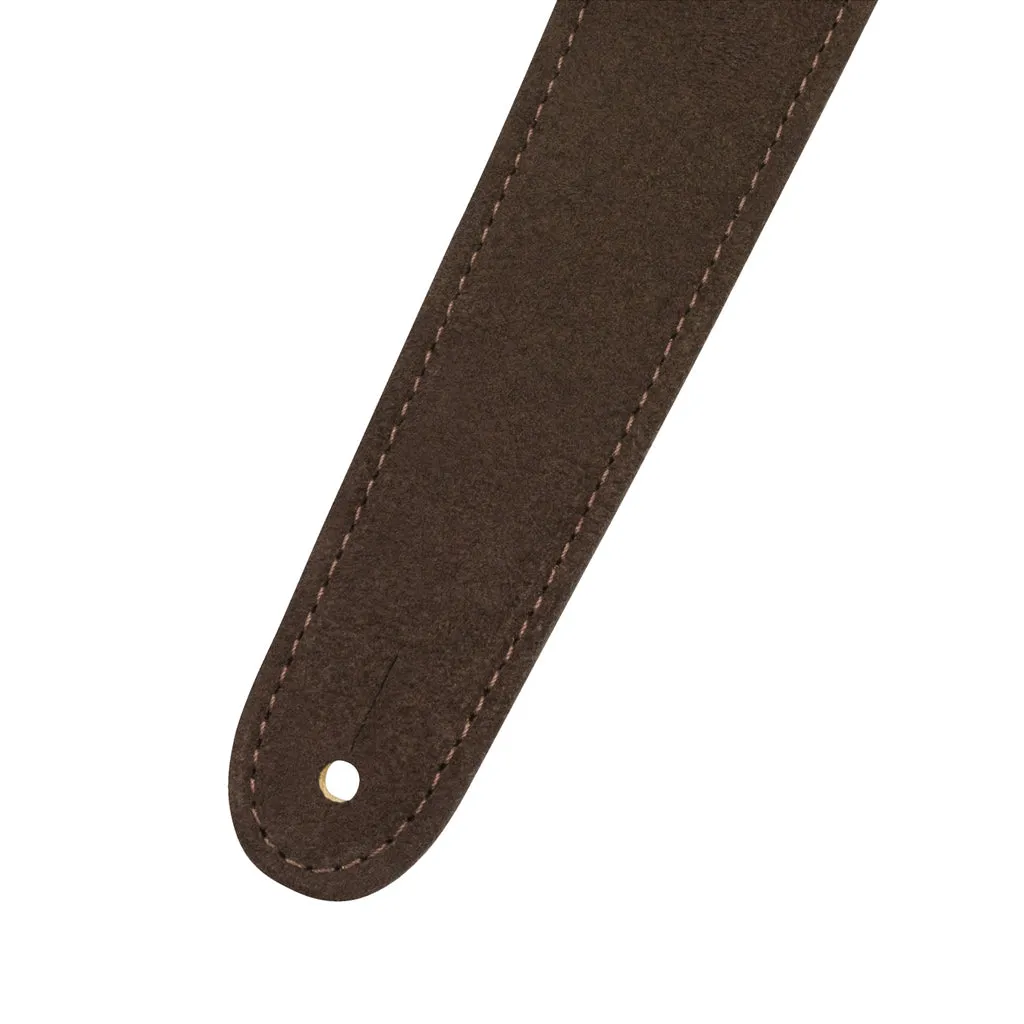 Fender 2inch Reversible Suede Guitar Strap, Brown/Tan