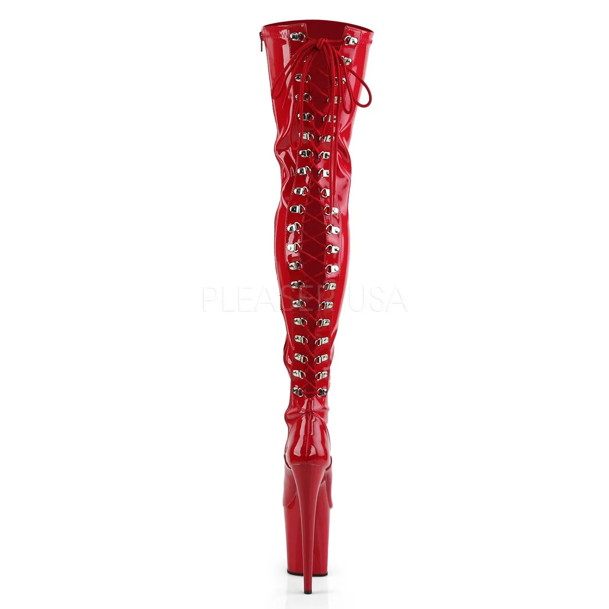 FLAMINGO-3063  Red Str Patent/Red