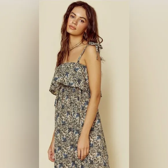 Free People Tangier Babydoll Midi - Size M