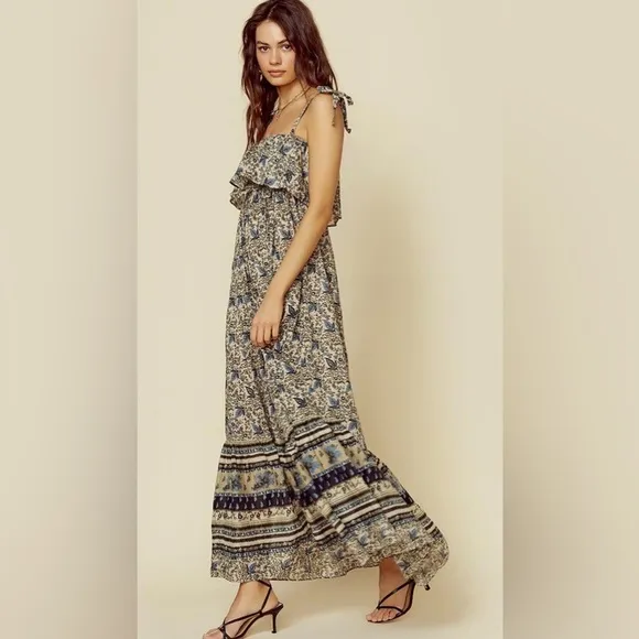 Free People Tangier Babydoll Midi - Size M