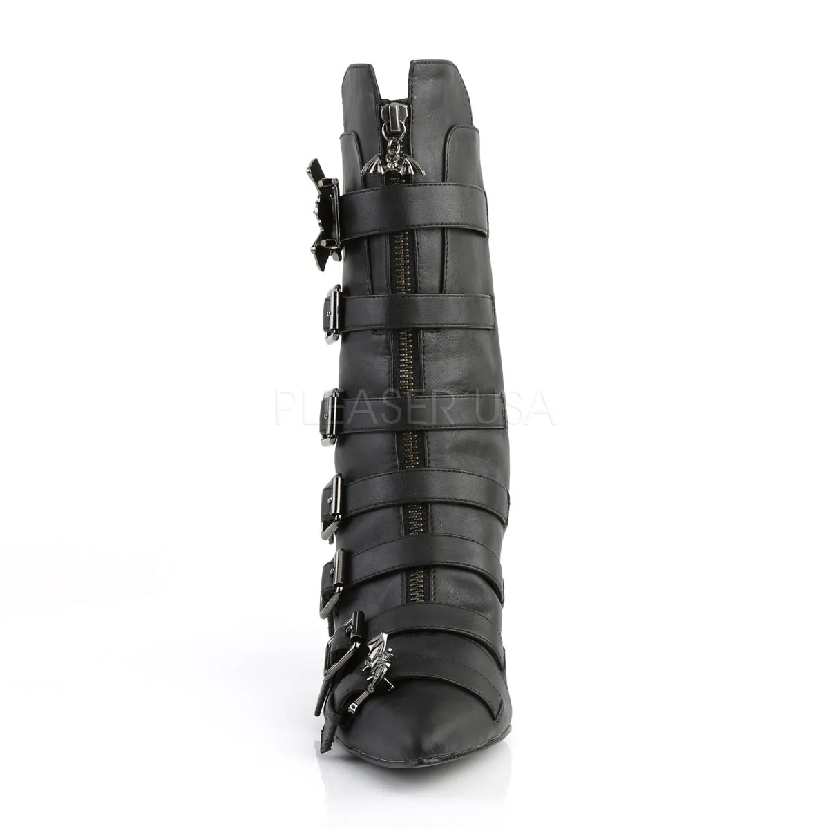 FURY-110  Black Faux Leather
