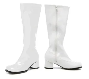 Go Go Boot Child Size 1 White  Costume Accessories