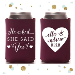 Heart - Wedding Can Cooler #56R