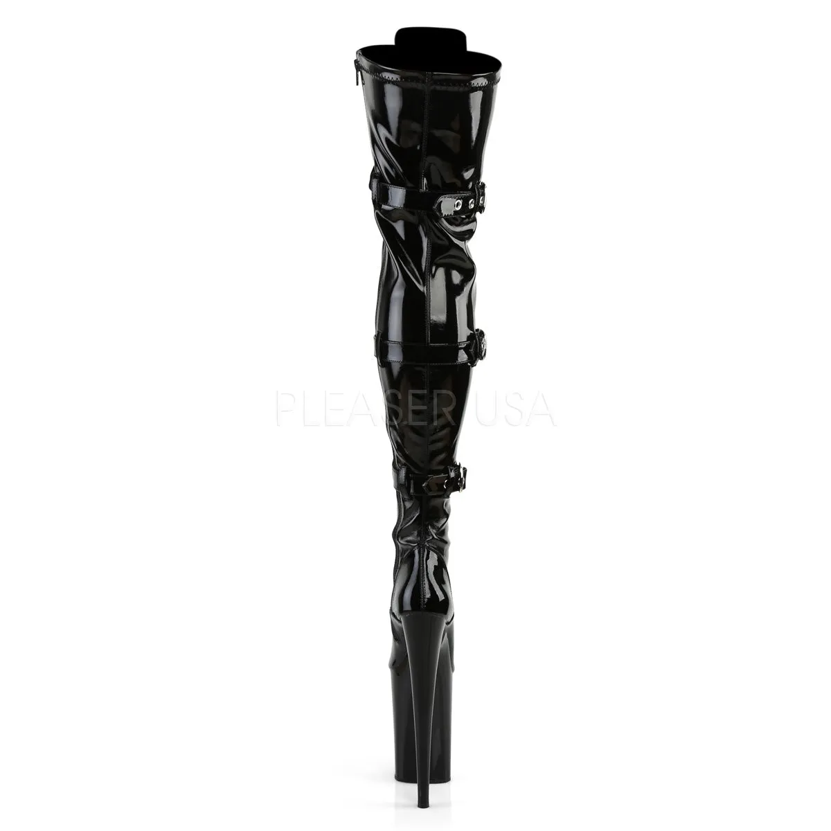 INFINITY-3028  Black Stretch Patent/Black