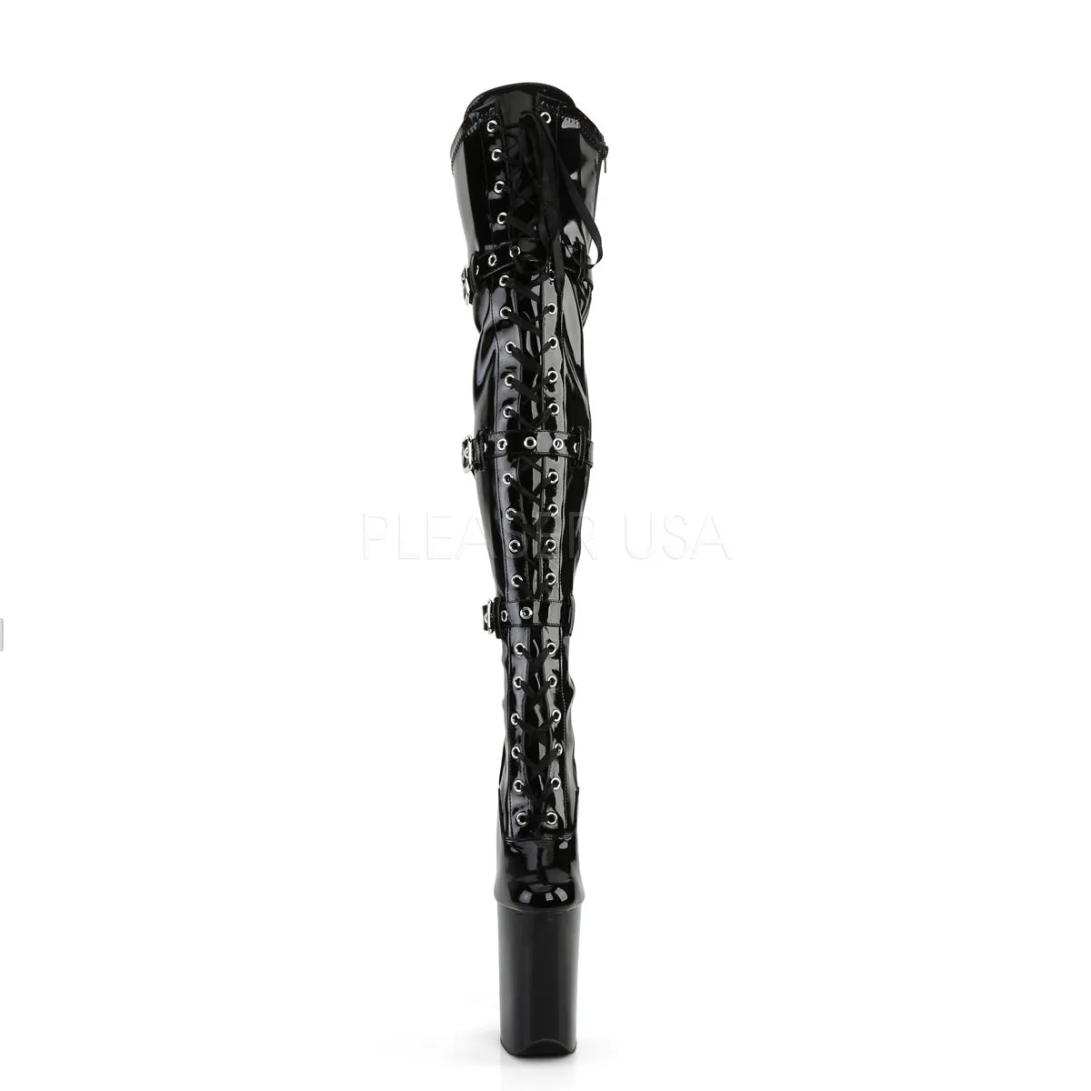 INFINITY-3028  Black Stretch Patent/Black