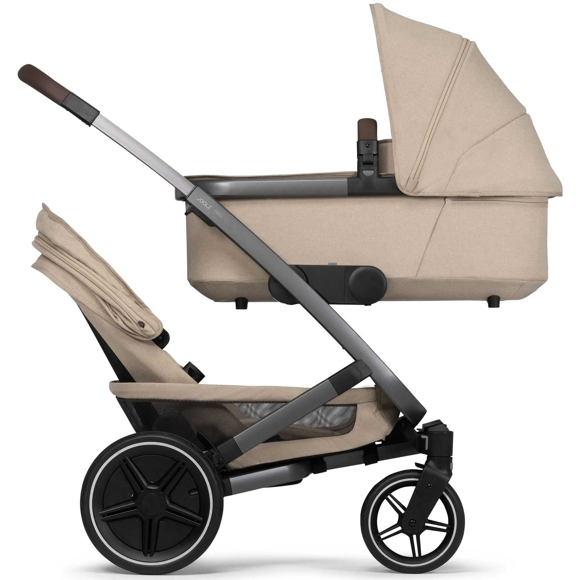 Joolz Geo3 Duo Seat in Sandy Taupe