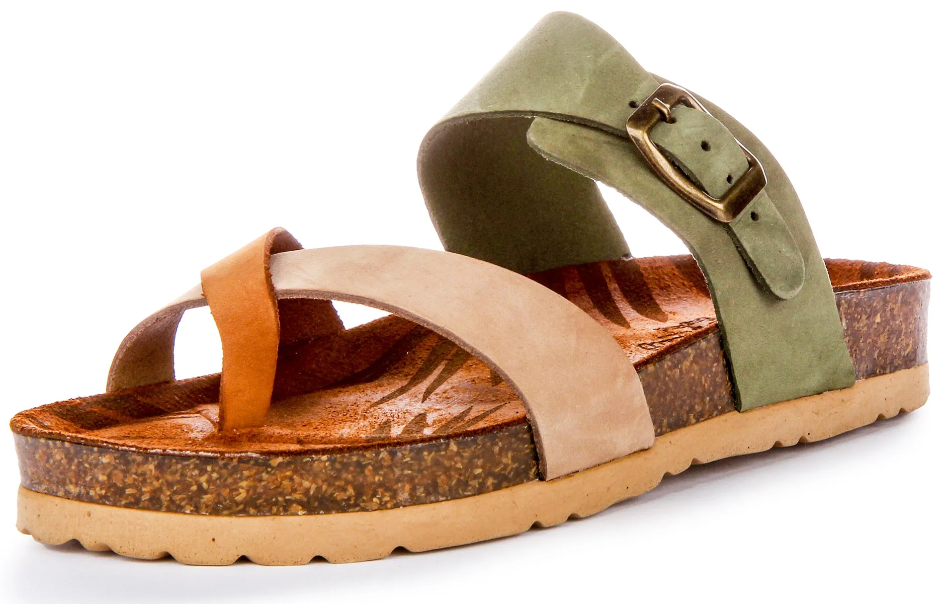 Justinreess England Carla Sandal In Stone | Secret Sale