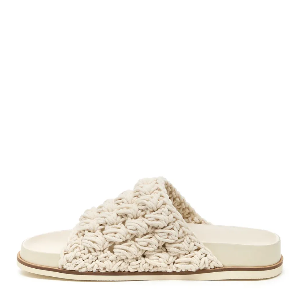 Kelsi Dagger Squish Crochet Raffia Mules