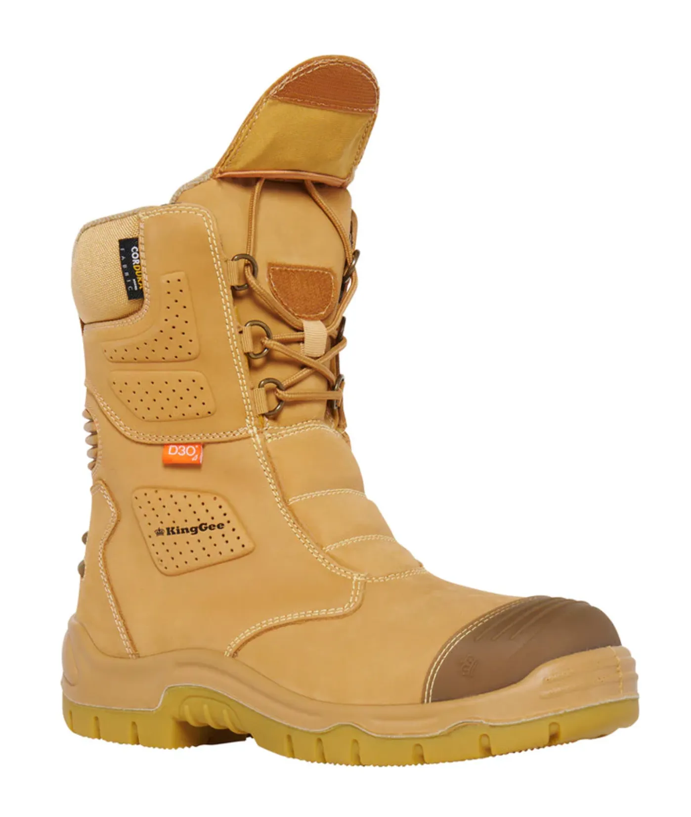 King Gee Bennu Rigger High Leg Zip Side Safety Boot