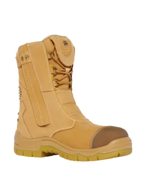 King Gee Bennu Rigger High Leg Zip Side Safety Boot