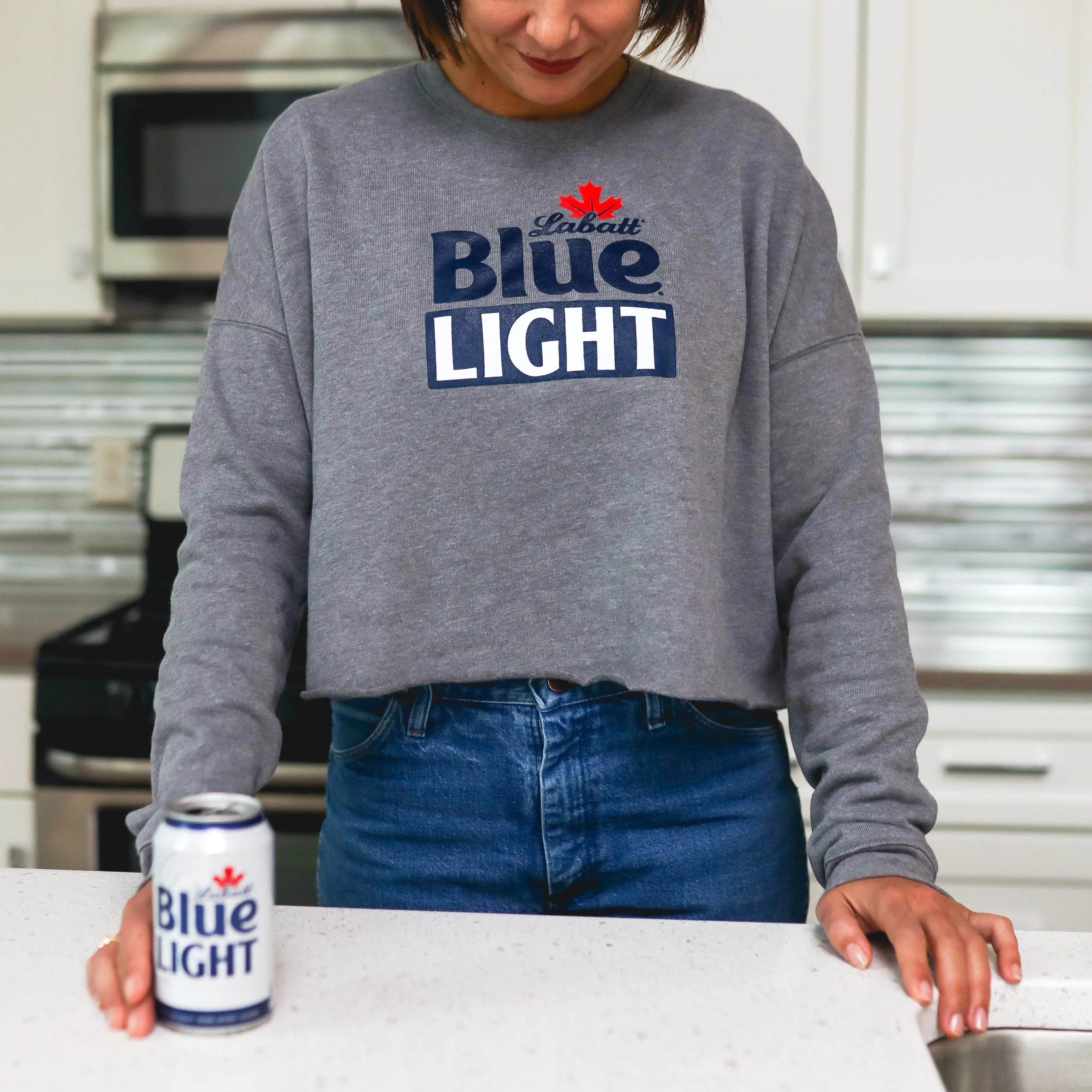 Labatt Blue Light Women's Cropped Fleece