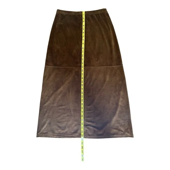Liz Claiborne Faux Suede Blouse &amp; Skirt Set