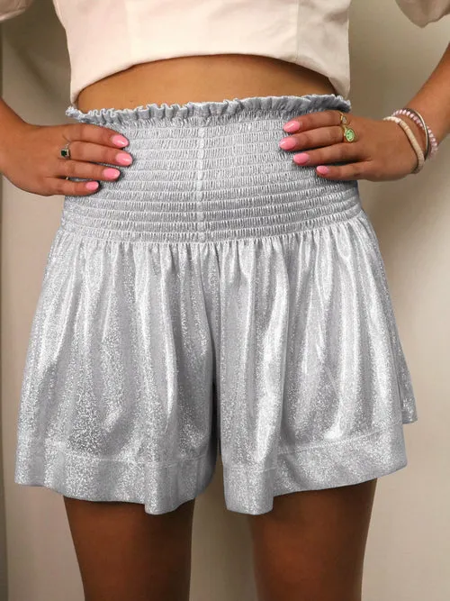 Loose-Fit Casual Shorts with Elastic Waist